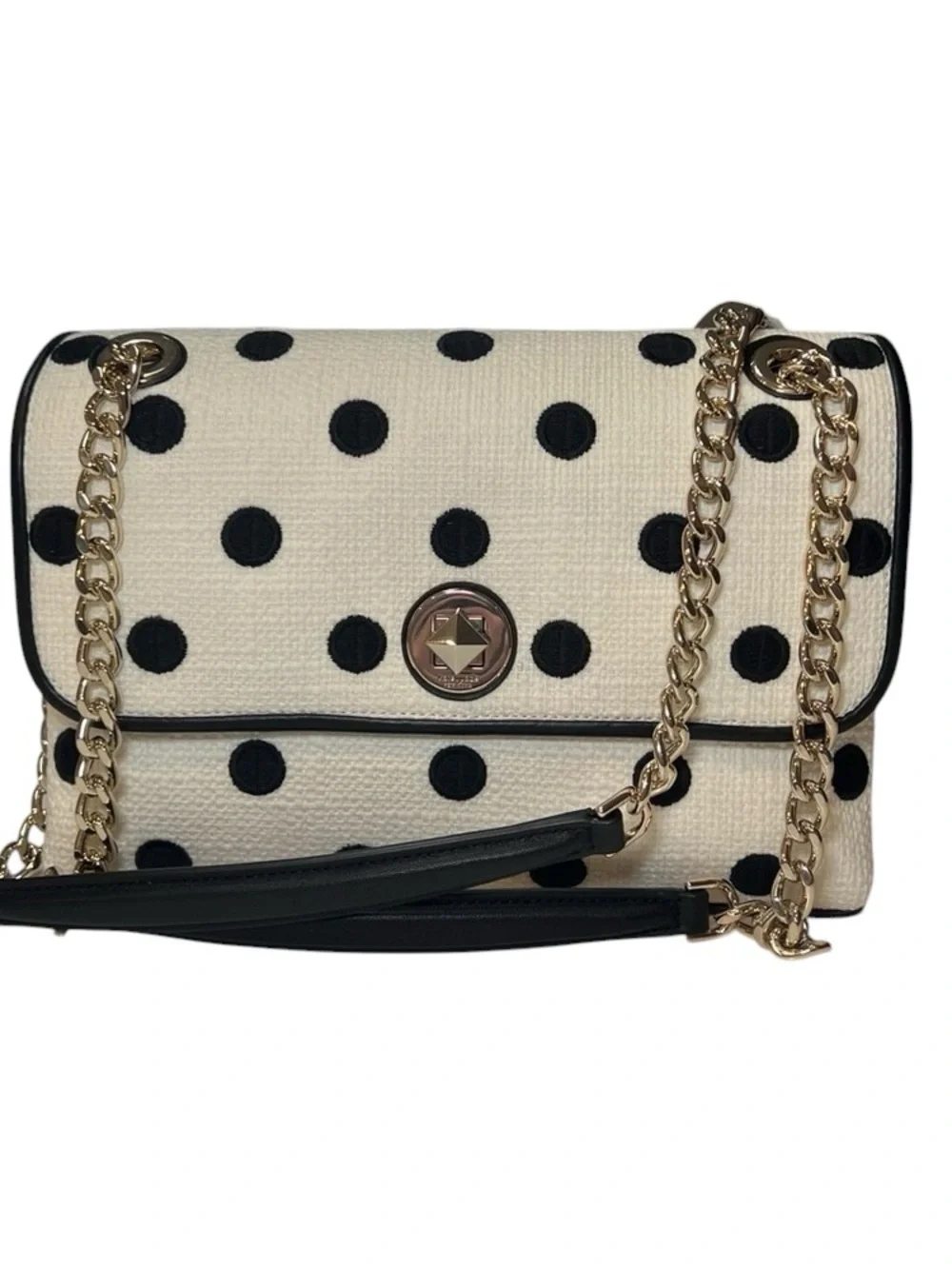 Kate Spade New York Natalia Tweed Medium Flap Convertible Shoulder Bag NWT